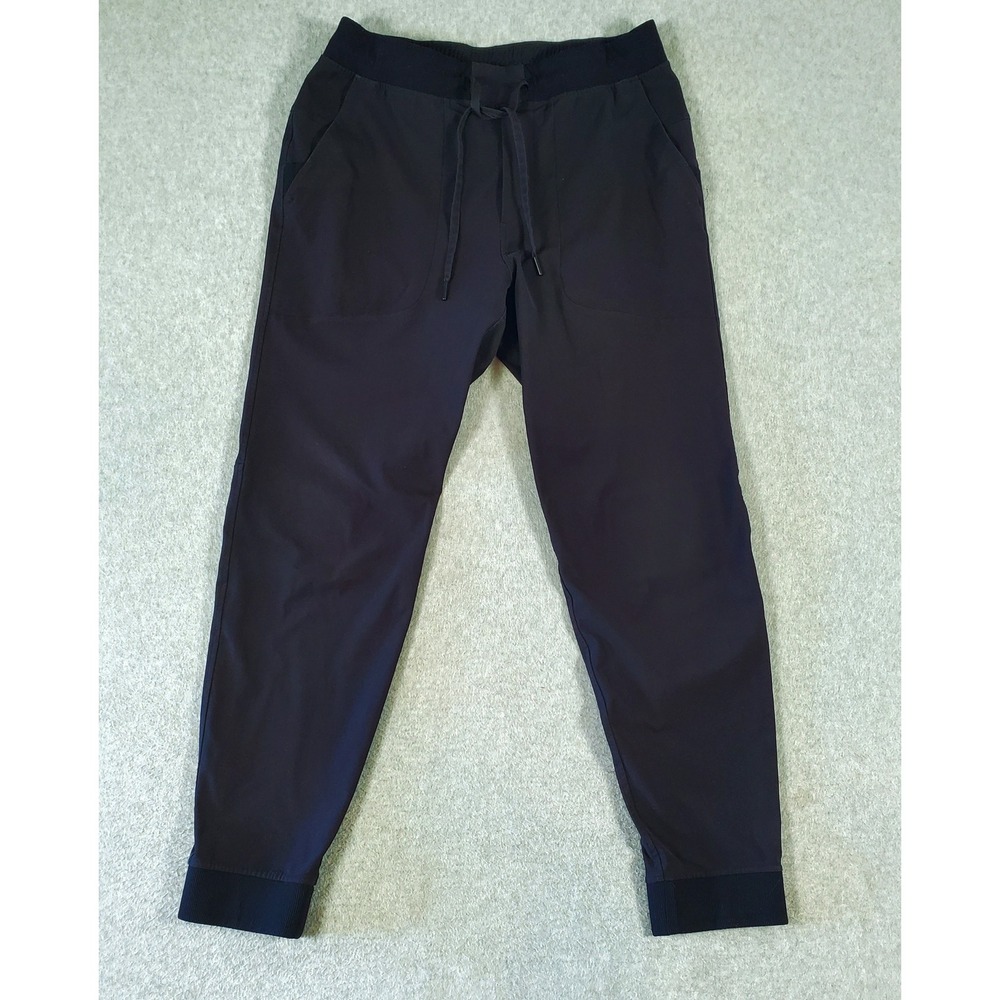 Lululemon ABC Jogger Mens Black Size Large 30x28 Activewear Pants Warpstreme